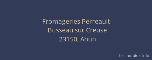Fromageries Perreault