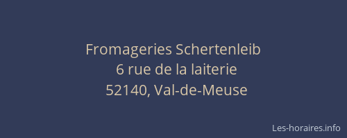 Fromageries Schertenleib
