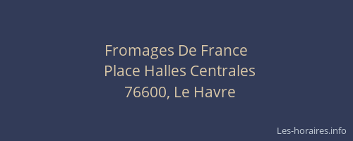 Fromages De France