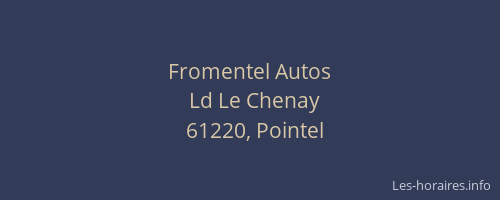 Fromentel Autos