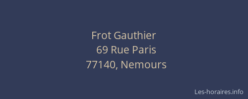 Frot Gauthier