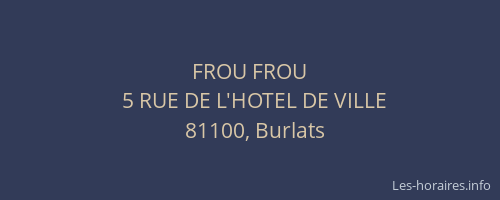 FROU FROU