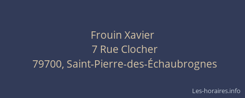Frouin Xavier