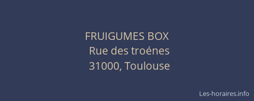 FRUIGUMES BOX