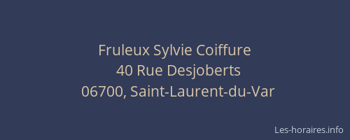 Fruleux Sylvie Coiffure