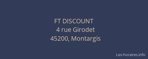 FT DISCOUNT