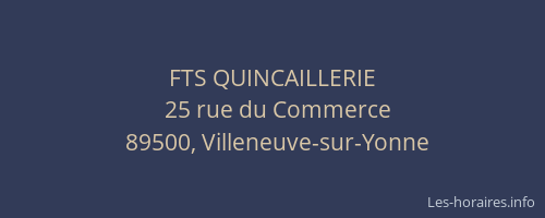 FTS QUINCAILLERIE