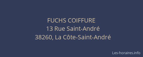 FUCHS COIFFURE