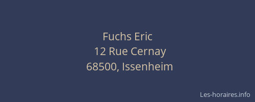 Fuchs Eric