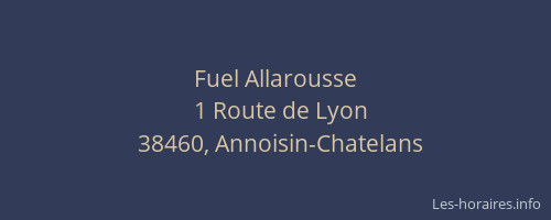Fuel Allarousse