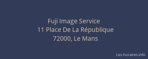 Fuji Image Service