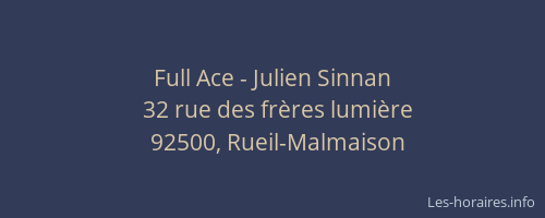 Full Ace - Julien Sinnan