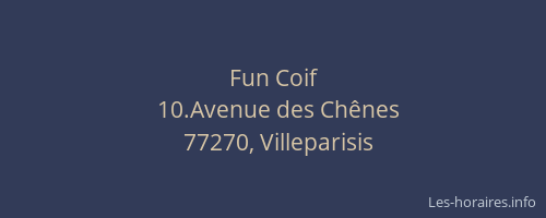 Fun Coif