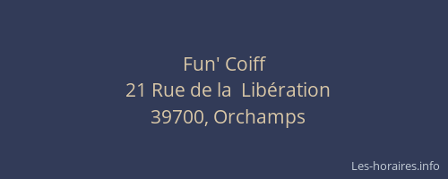 Fun' Coiff