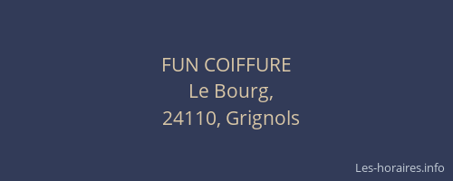 FUN COIFFURE