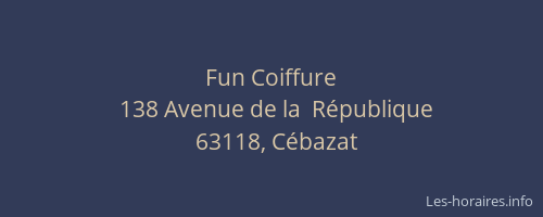 Fun Coiffure