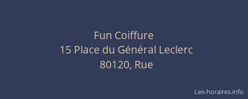 Fun Coiffure