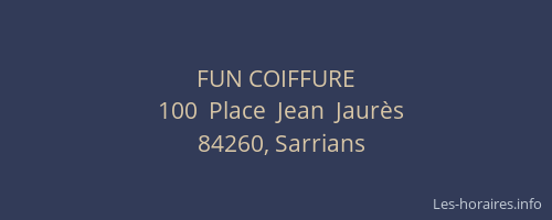 FUN COIFFURE