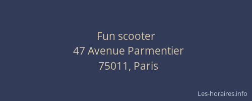 Fun scooter
