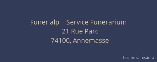 Funer alp  - Service Funerarium