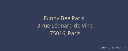 Funny Bee Paris
