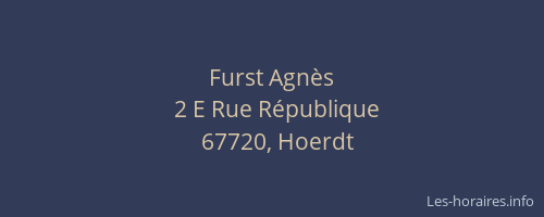 Furst Agnès