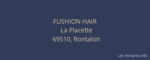 FUSHION HAIR