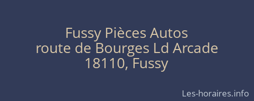 Fussy Pièces Autos