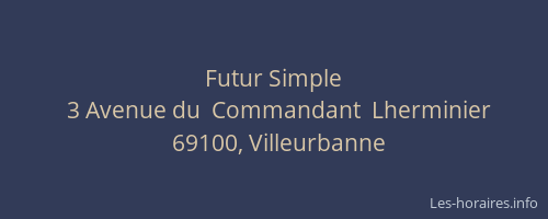 Futur Simple