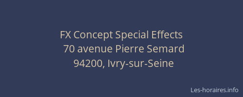 FX Concept Special Effects