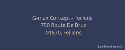 G-max Concept - Feillens