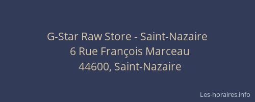 G-Star Raw Store - Saint-Nazaire