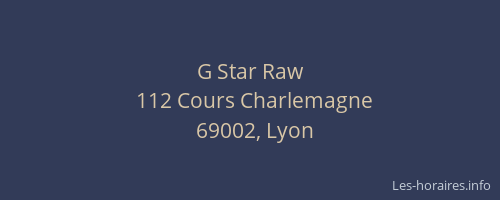 G Star Raw