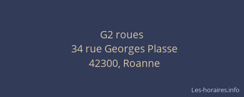 G2 roues