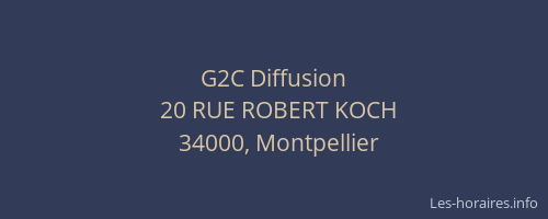 G2C Diffusion