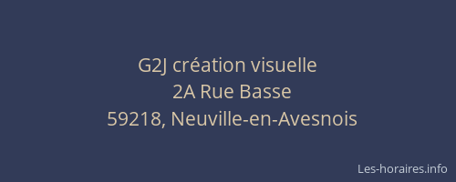 G2J création visuelle