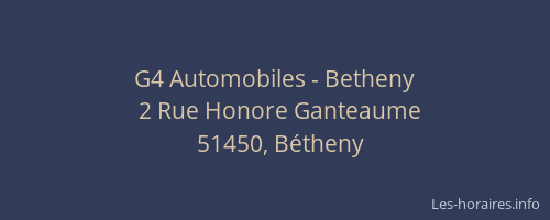 G4 Automobiles - Betheny
