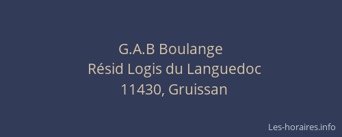 G.A.B Boulange