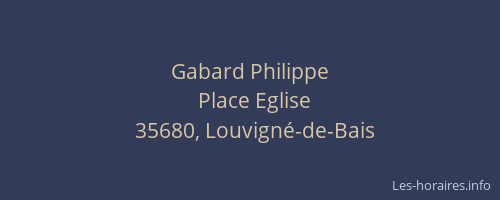 Gabard Philippe