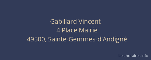 Gabillard Vincent