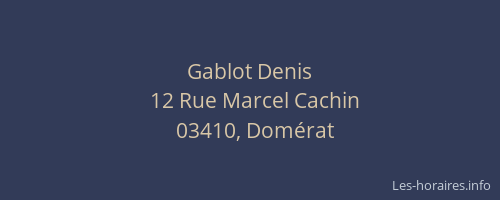 Gablot Denis