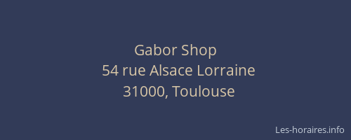 Gabor Shop