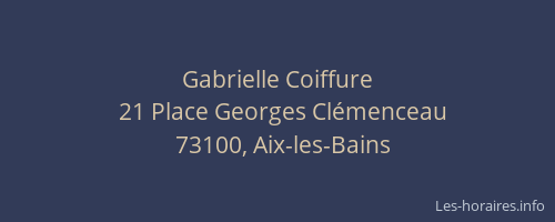 Gabrielle Coiffure