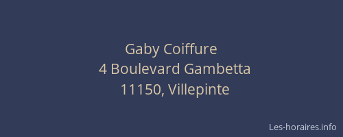 Gaby Coiffure