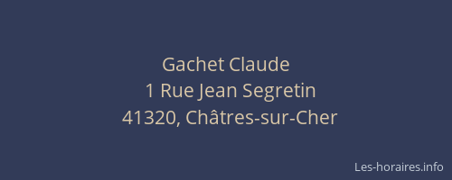 Gachet Claude