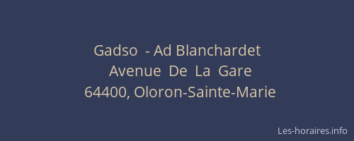 Gadso  - Ad Blanchardet