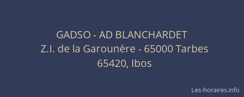 GADSO - AD BLANCHARDET