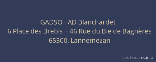 GADSO - AD Blanchardet