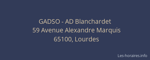 GADSO - AD Blanchardet