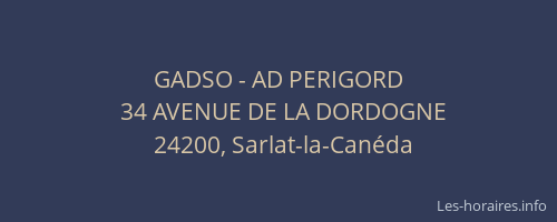 GADSO - AD PERIGORD